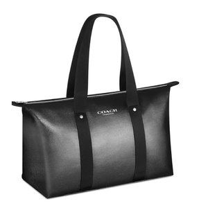 COACH Metallic Dark Gray Weekender